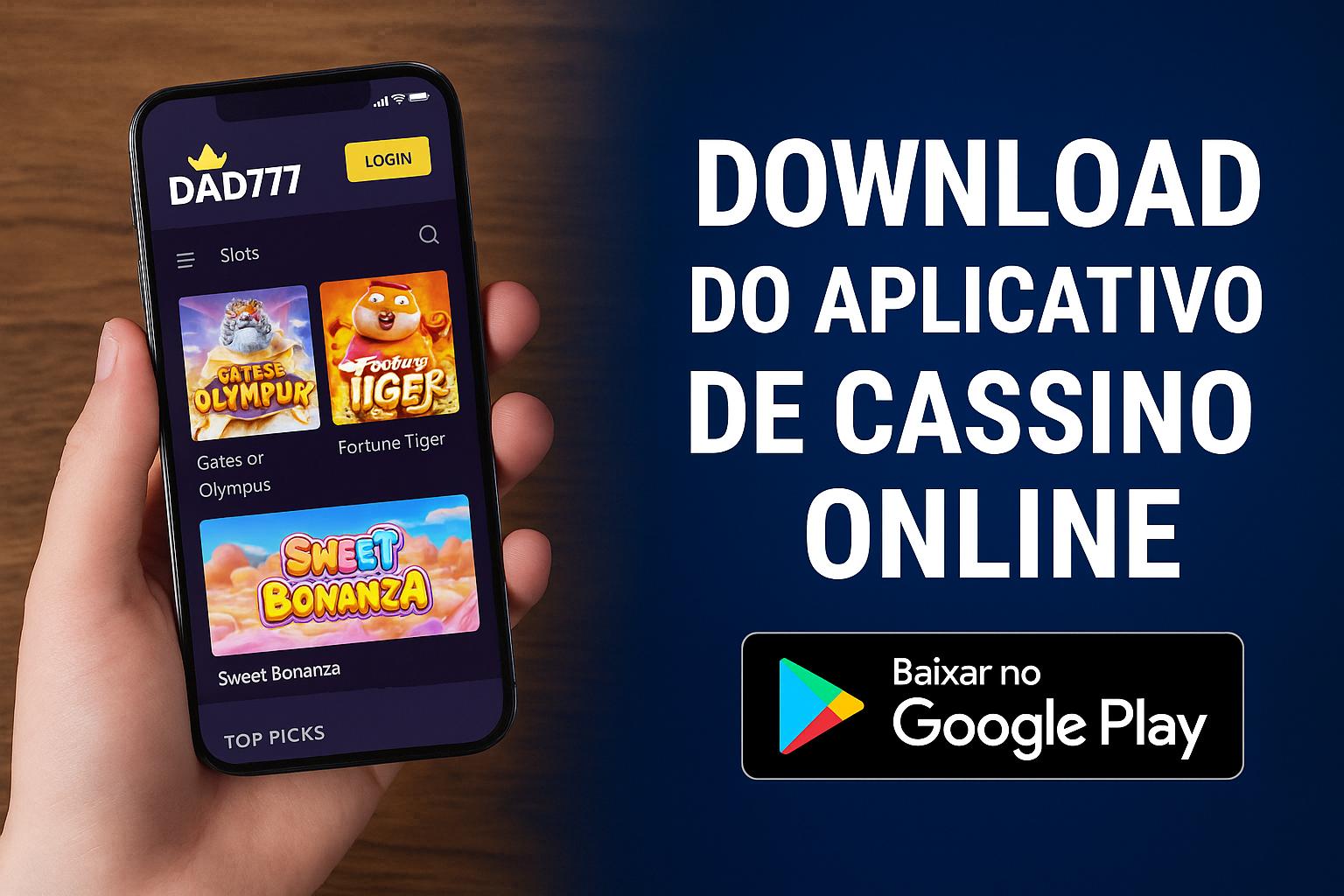 Baixar o DAD777 Cassino App